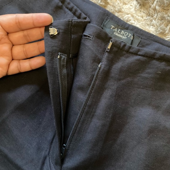 Talbots Navy Trousers NWOT - Picture 5 of 10